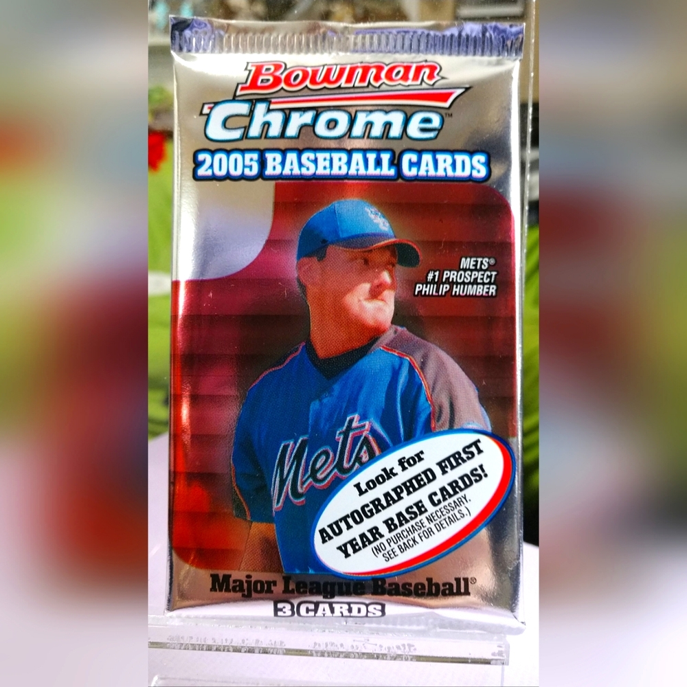 2005 Bowman Chrome HOBBY Pack (Justin Verlander Rookie RC Refractors ?? - Picture 2 of 9